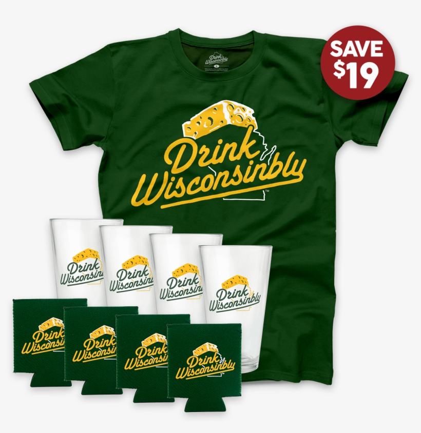 Brat Lover's Pack - Drink Wisconsinbly Wisconsin State Mug In Green | Shopko, transparent png #4157784