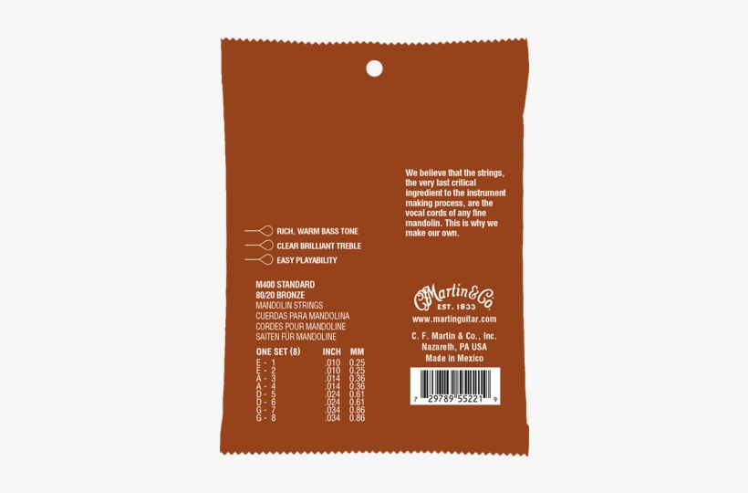 String Gauges And Tension - Martin Guitars, transparent png #4157802