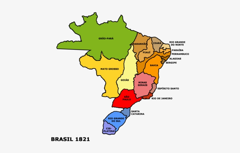 Mapa Do Brasil Em - Part Of Brazil Speaks Spanish, transparent png #4158753