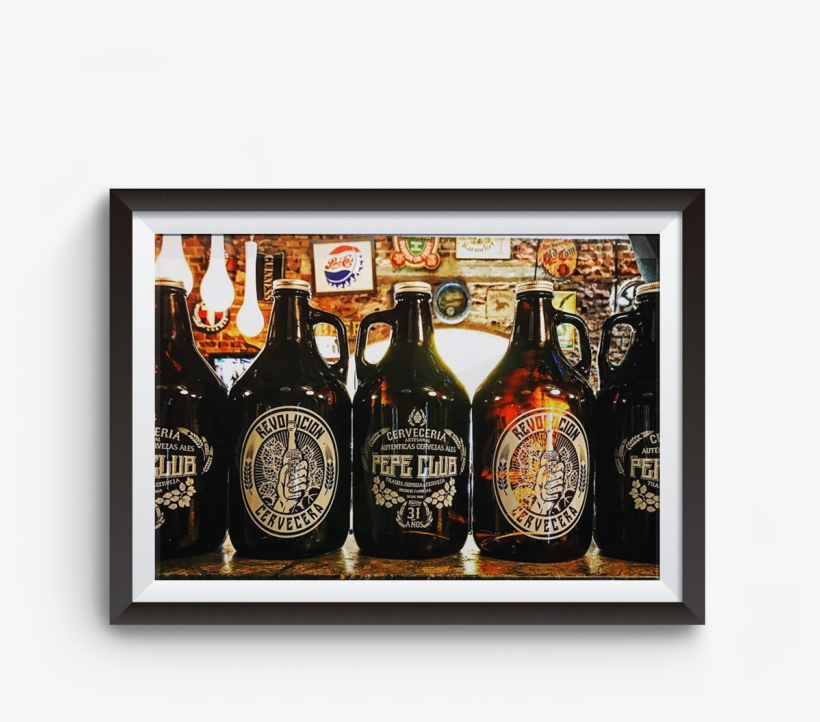 Upcoming Growler Vintage Bottles - Glass Bottle, transparent png #4158755