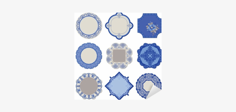Vinilo Pixerstick Victorian Etiquetas Y Marcos - Euclidean Vector, transparent png #4158781