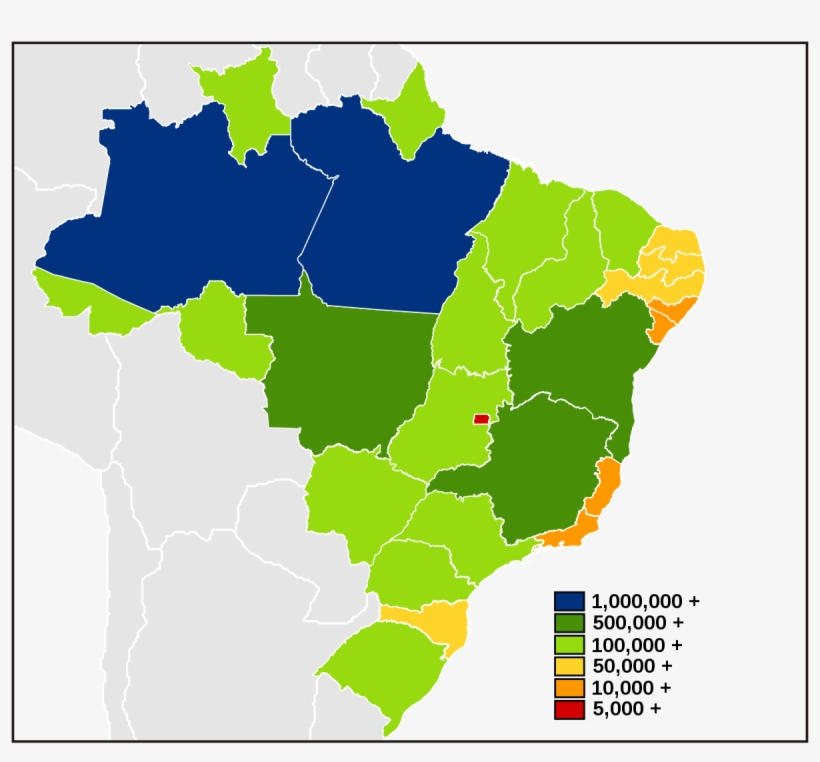 Maior Estado Do Brasil Em Extensão Territorial, transparent png #4158870