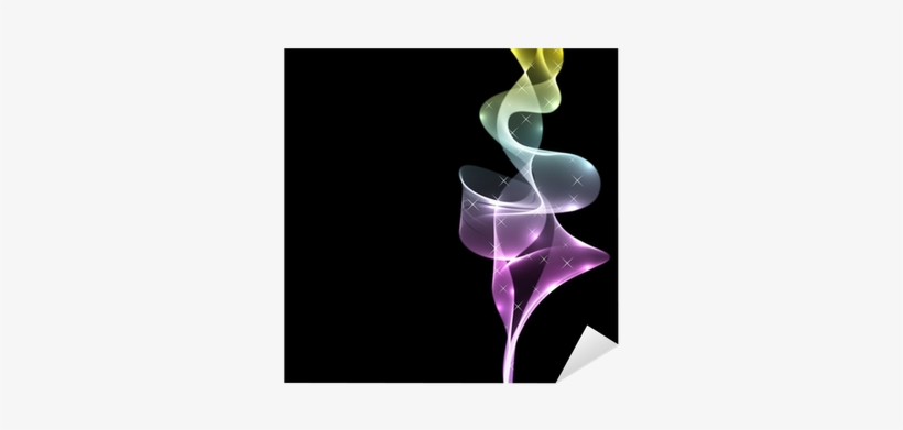 Vinilo Pixerstick El Humo De Colores De Fondo, Vector - Smoke Vector, transparent png #4158915
