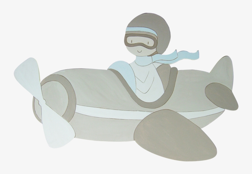 Silueta Avioneta De Madera - Medios De Transporte Terrestre, transparent png #4158917