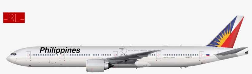 Philippine Airlines Boeing 777-300er - Philippine Airlines Boeing 777 300er Cyber Airlines, transparent png #4159367