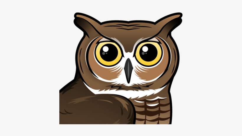 Great Horned Owl Clipart, transparent png #4159434