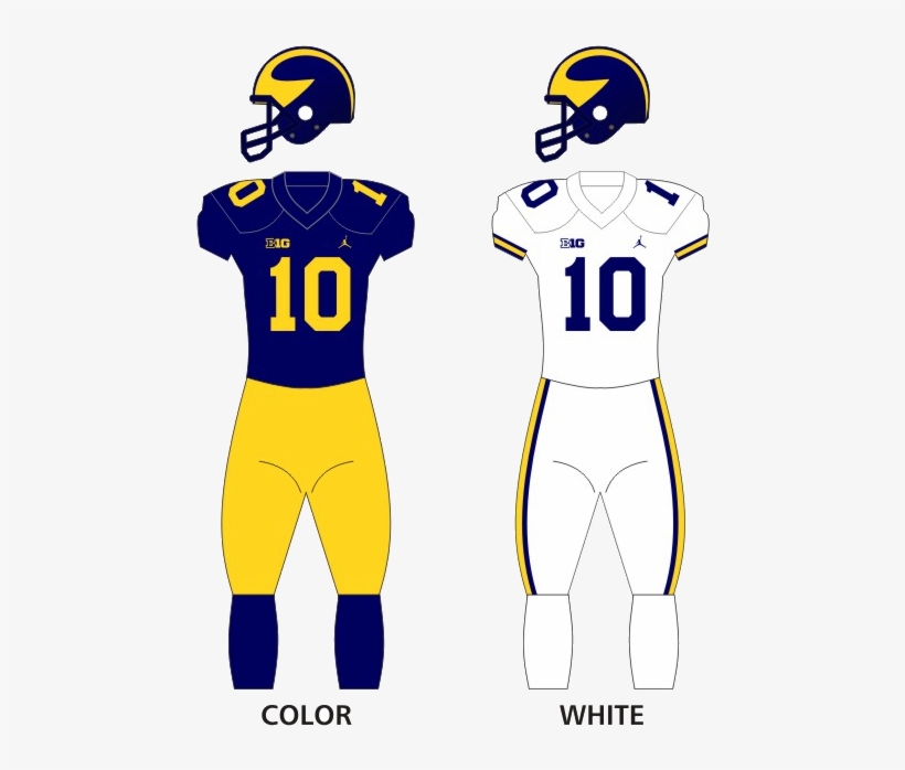 Michigan Wolverines Football Uniforms - Green Bay Packers, transparent png #4159532