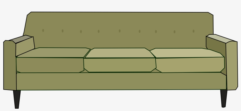 Sofa - Couch Clip Art, transparent png #4159636