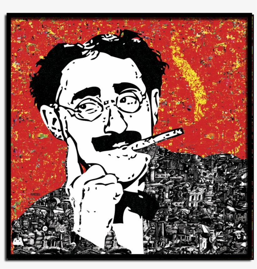 Groucho Marx - Poster, transparent png #4160366