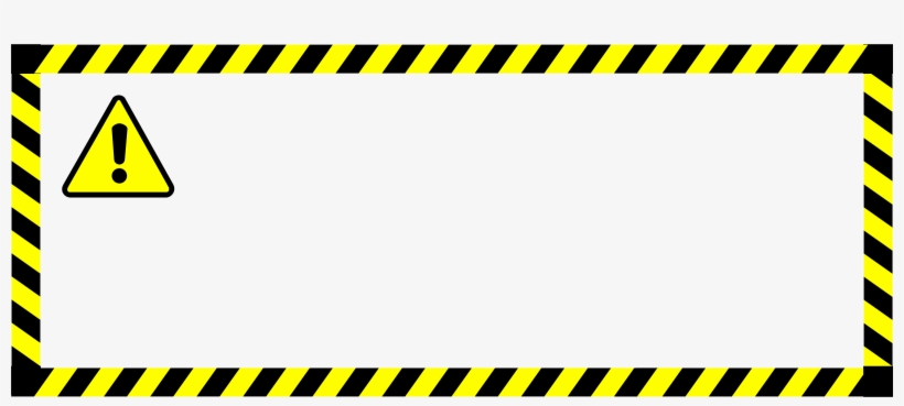 This Free Icons Png Design Of Warning Sticker, transparent png #4160387