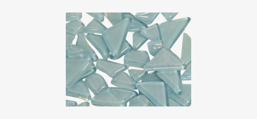 Light Blue Crystal Glass Mosaic Tiles Irregular - Blue, transparent png #4160388