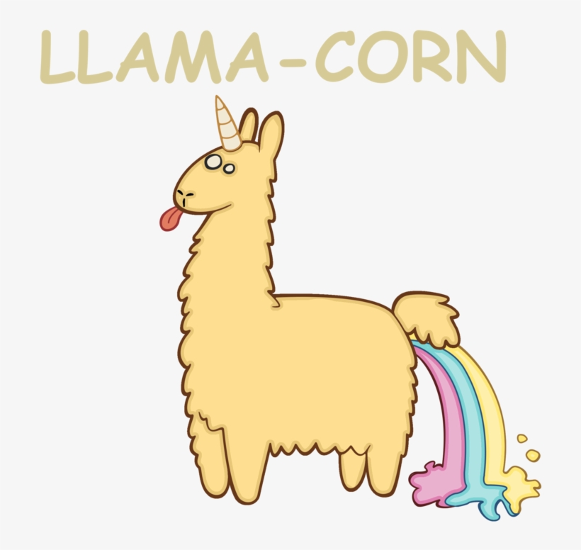 Picture Free Library Alpaca Vector Face - Llama Corn, transparent png #4160535