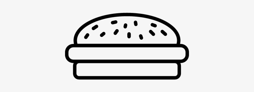 Simple Burger Vector - Simple Burger Vector Png, transparent png #4160849