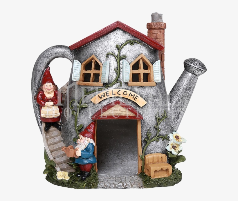 Watering Can Gnome Home - House, transparent png #4161585