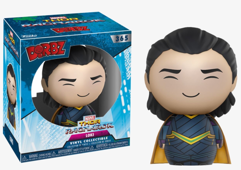 Thor Ragnarok Loki Dorbz Vinyl Figure, transparent png #4161705