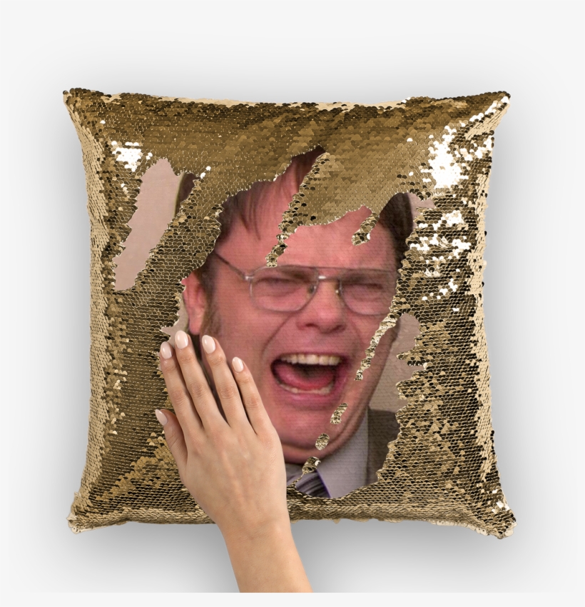 Grunge Skull Collection ﻿sequin Cushion Cover - Cushion, transparent png #4162370