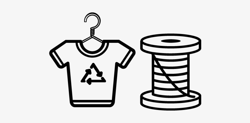 Clothing & Textile Recycling - Textile Waste Clip Art, transparent png #4162378