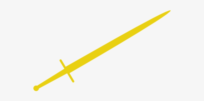 Golden Sword Art Vector, transparent png #4163469