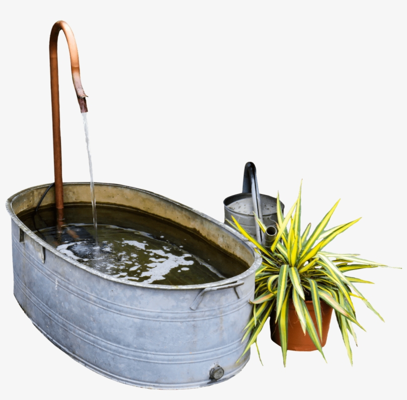 Decoración Del Jardín - Garden Bucket Png, transparent png #4163664