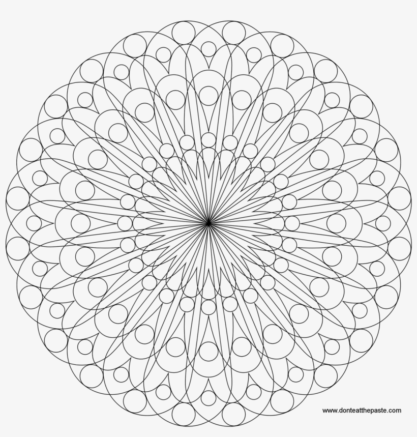 Mandala Coloring Pages, Coloring Book Pages, Printable - Adult Coloring Pages Png, transparent png #4164402