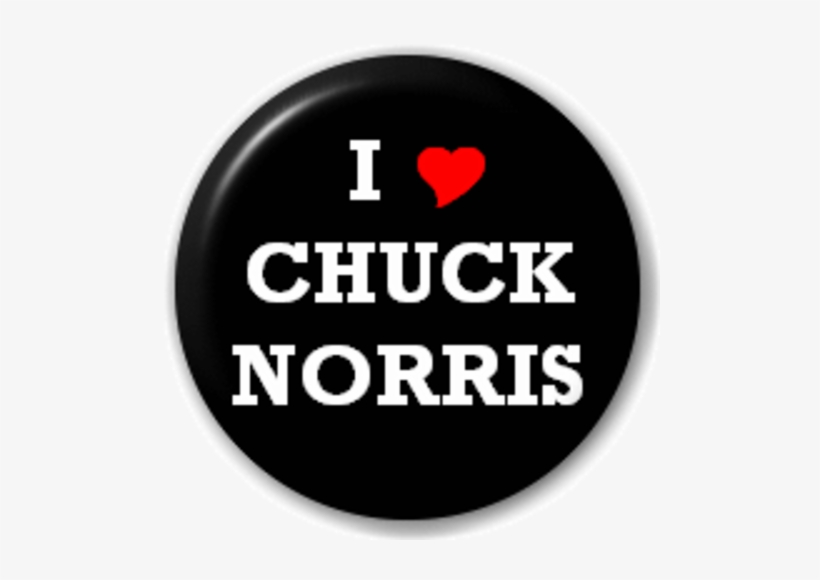 New Round Lapel Pin Button Badge Novelty Chuck Norris - Love Jrock, transparent png #4164564