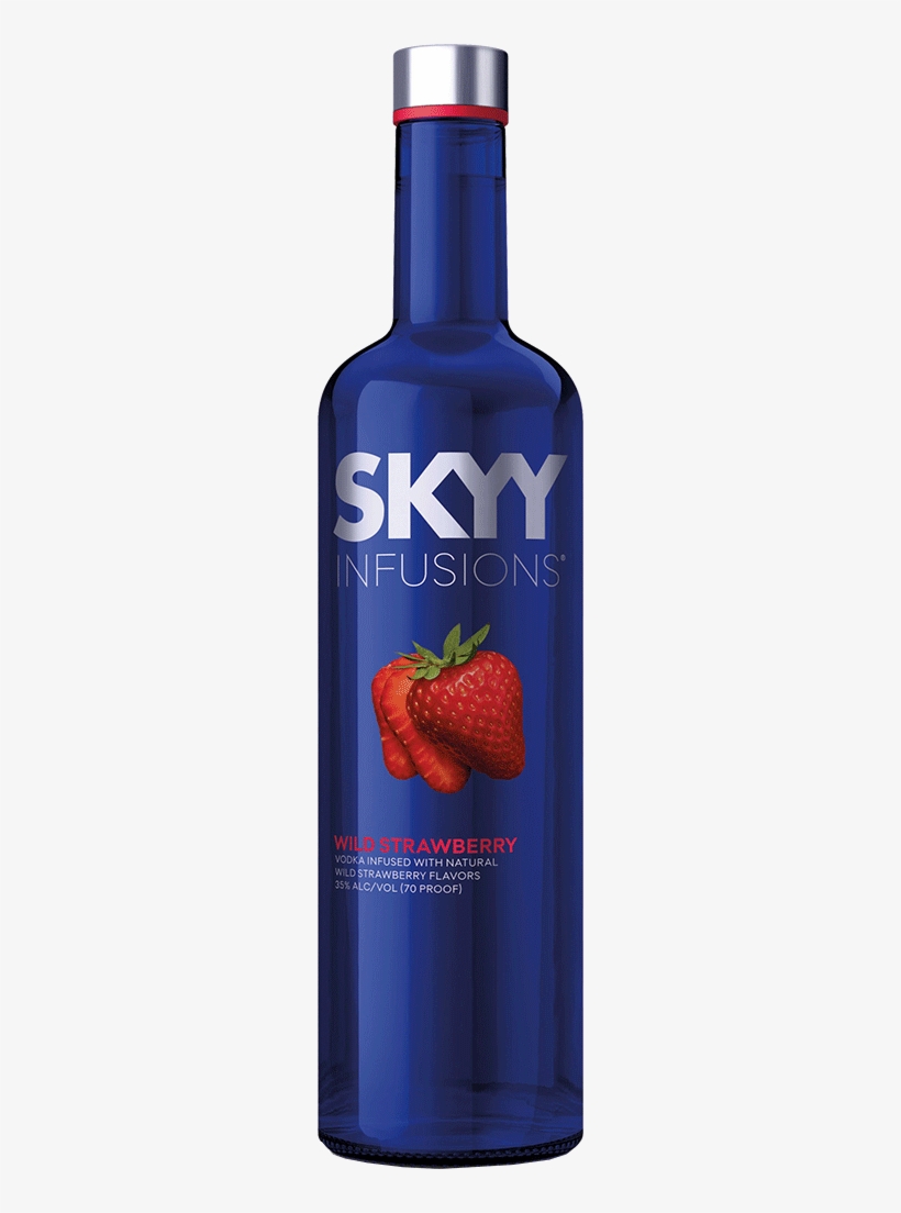 Skyy Infusions Wild Strawberry Vodka - Skyy Infusions Sun Ripened Watermelon, transparent png #4164587