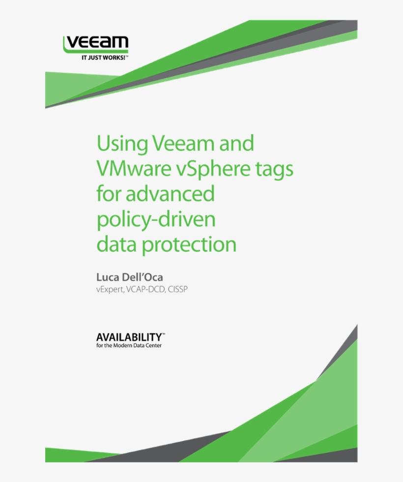 Using Veeam And Vmware Vsphere Tags For Advanced Policy-driven - Veeam Software, transparent png #4165033