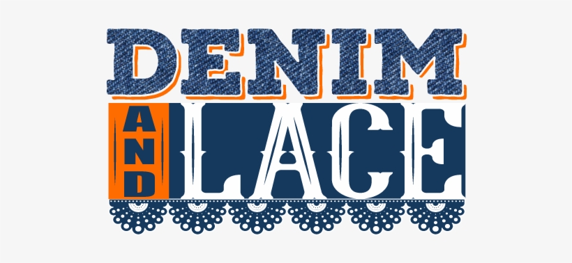 Logo Design By Just Me For Denim And Lace - Electric Blue, transparent png #4165141