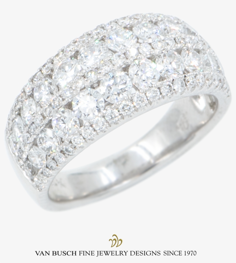 Lace Design Diamond Band - Design, transparent png #4165168
