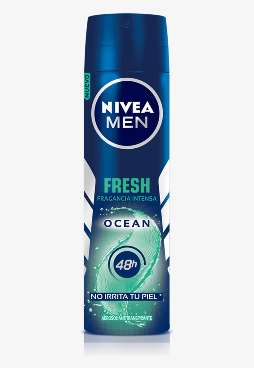 Antitranspirante Nivea Men Fresh Ocean Spray - Deodorant, transparent png #4165169