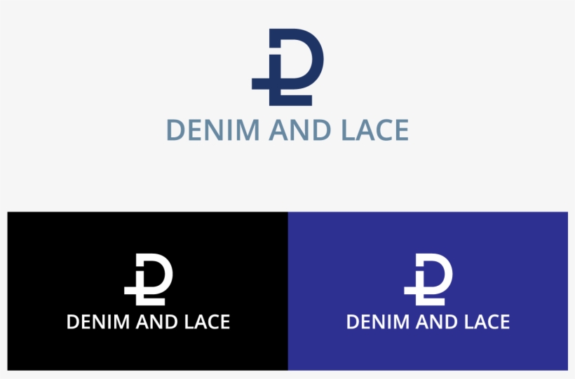 Logo Design By Strokes For Denim And Lace - Design, transparent png #4165193