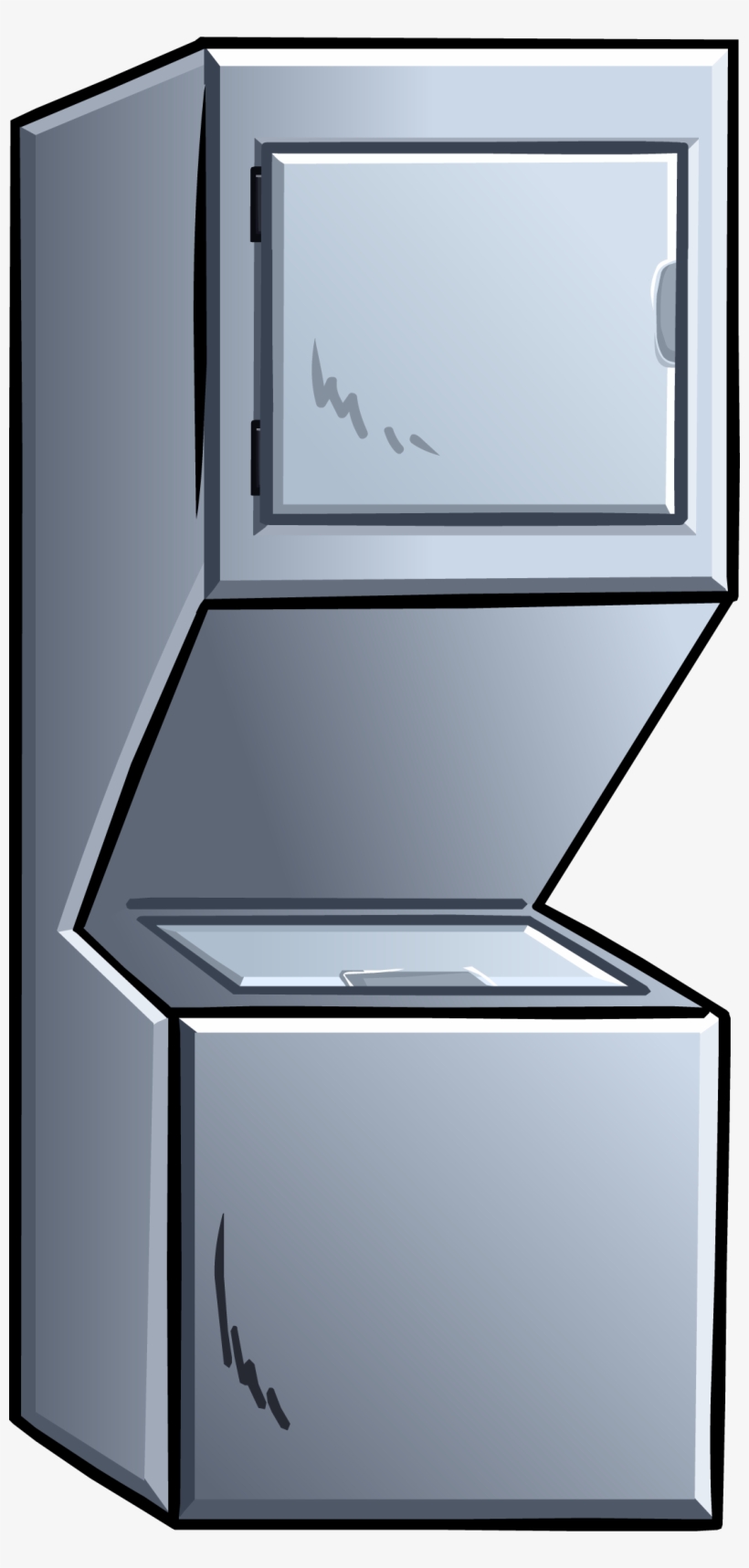 Stacking Washer And Dryer - Club Penguin Washing Machine, transparent png #4165426