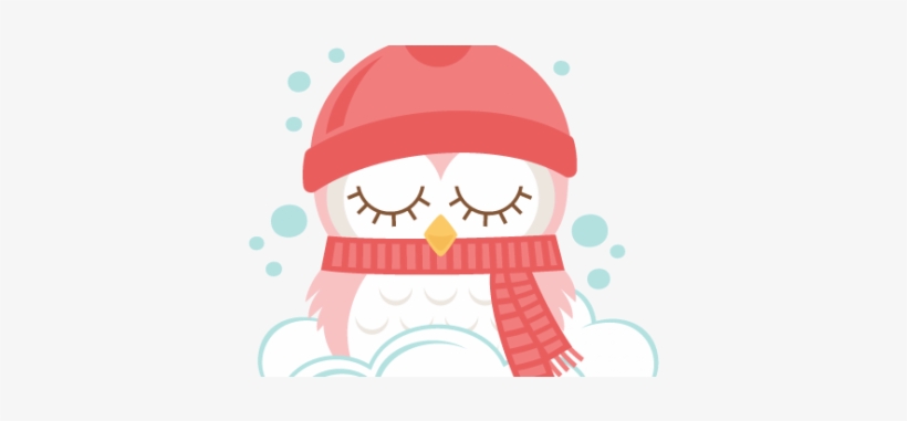 Owl Snow Png Image - Owl Clip Art Winter, transparent png #4165789