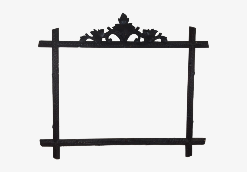 Black Wood Frame Png - Vector Graphics, transparent png #4166091