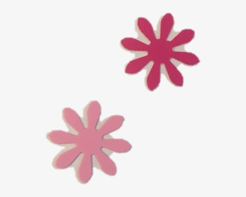 Dark Pink Pastel - Black And White Snowflakes, transparent png #4166396