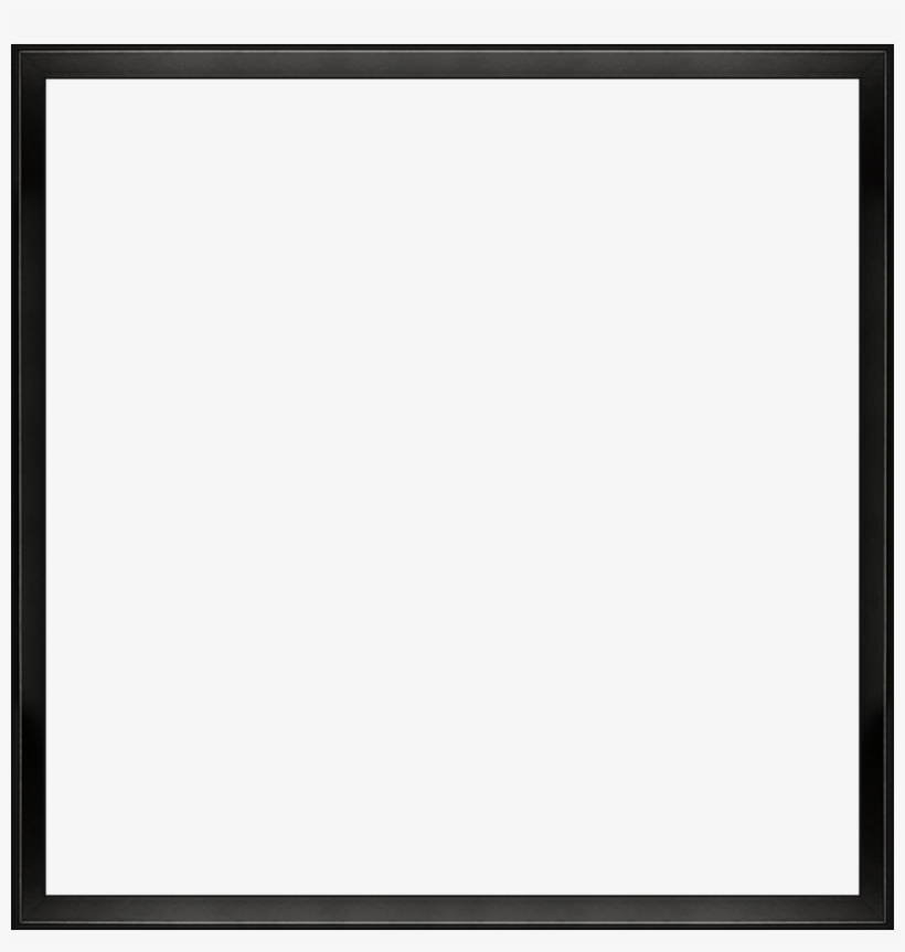 Studio Black Wood Angle Frame 24 X24 Canvas Art Reproduction - Black Page Borders Png, transparent png #4166405