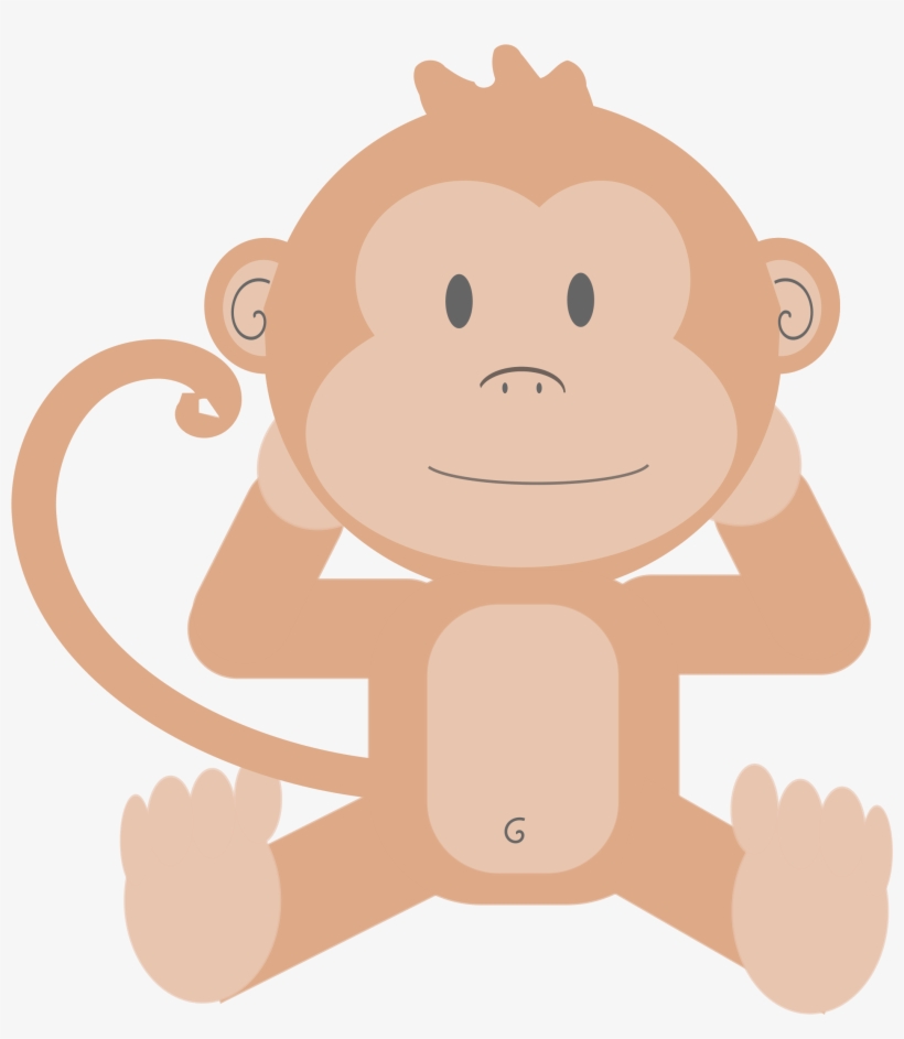 This Free Icons Png Design Of Cartoon Monkey Without, transparent png #4166470