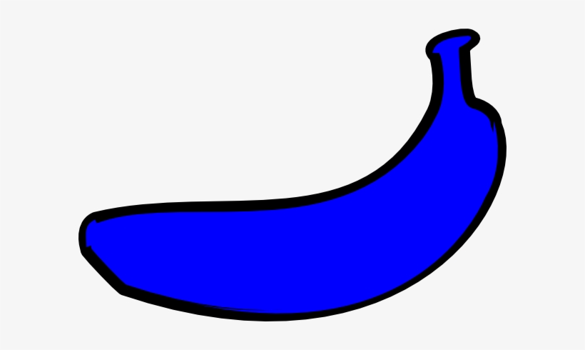 Blue Banana Clipart, transparent png #4166532