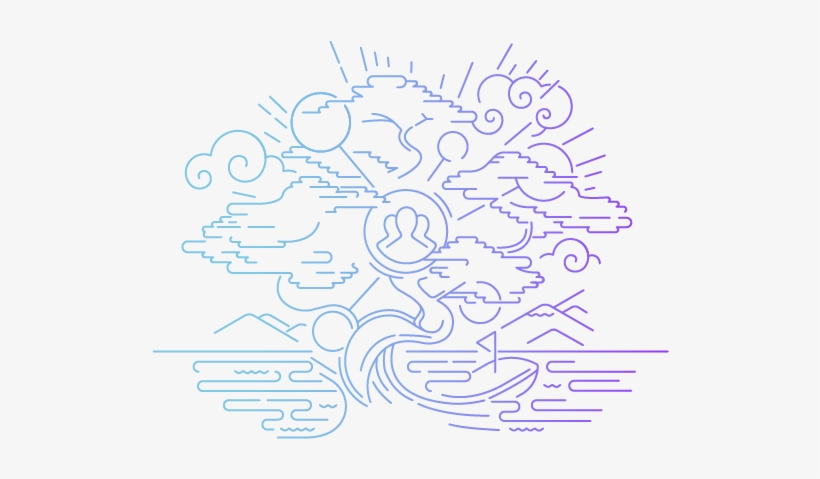 Cloud - Ray-ban Wayfarer, transparent png #4166623