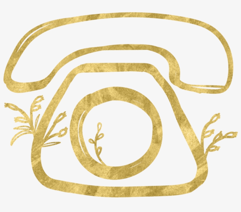 Hand Drawn Social Media Gold - Logo Social Media Rose Gold Png, transparent png #4167646