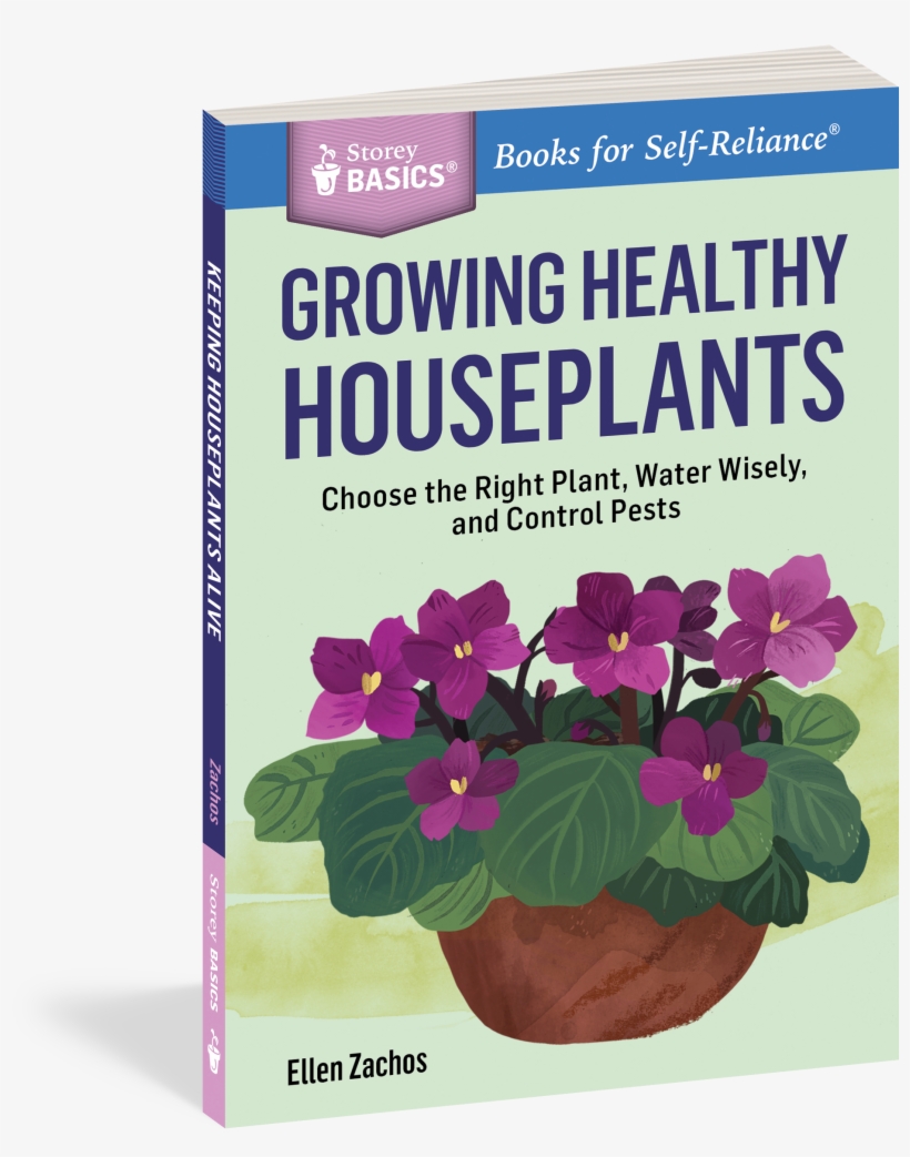 Cover - Growing Healthy Houseplants (storey Basics), transparent png #4167902