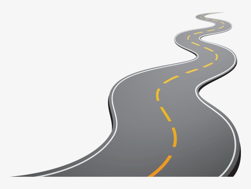 Curvy Road Png - Winding Road Clipart Png, transparent png #4168333