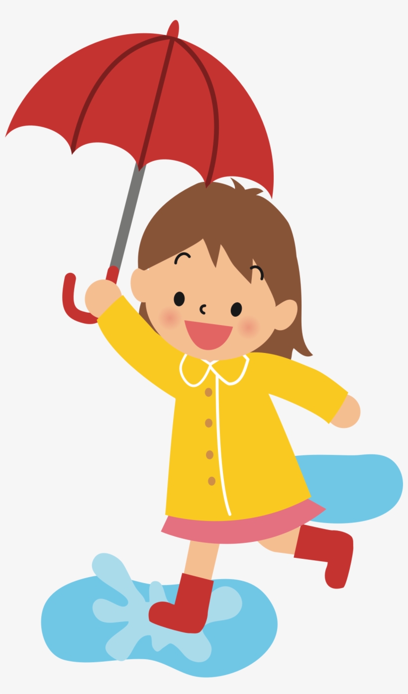 This Free Icons Png Design Of Girl With Umbrella, transparent png #4168639