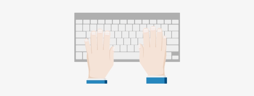 Hand Keyboard Social - Diagram, transparent png #4168940
