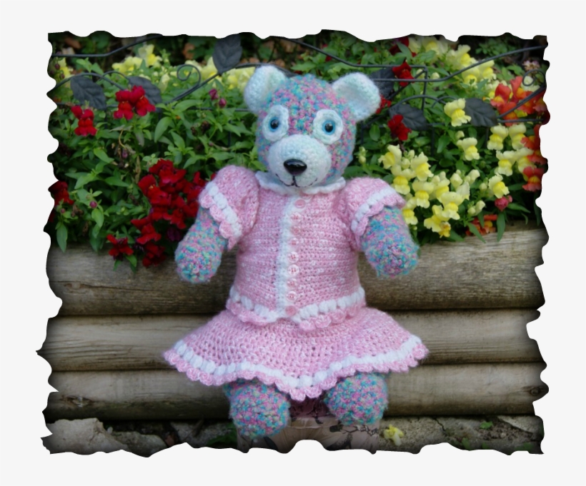 Miranda Is A Beautiful, Crocheted Girl Bear With Baby-soft, - Ayungon Nhs, transparent png #4169251