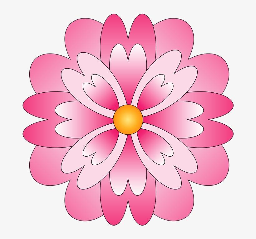 Dibujo Bonito De Flor “ - Dibujos Bonitos De Flores, transparent png #4169495