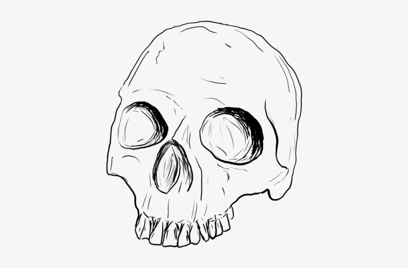 Medium Size Of Easy Ways To Draw Skulls Pics Of Candy - Skull Png Drawing, transparent png #4170121
