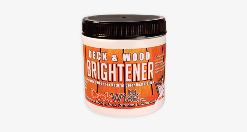 Deckwise Hardwood Deck Brightener And Cleaner - Deckwise 16 Oz. Deck And Wood Brightener Part 2, transparent png #4170122