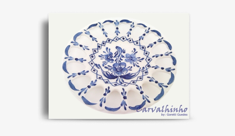 Lace Blue Dish - Circle, transparent png #4170163