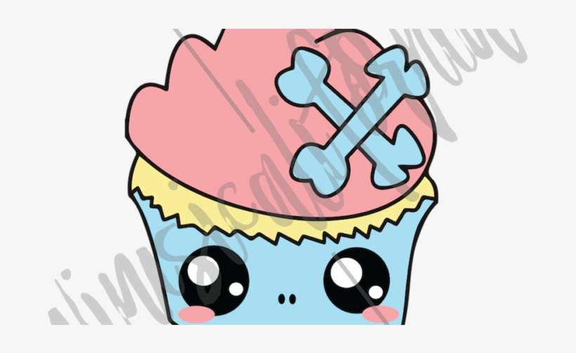 Candy Skull - Cupcake Sugar Skulls, transparent png #4170190